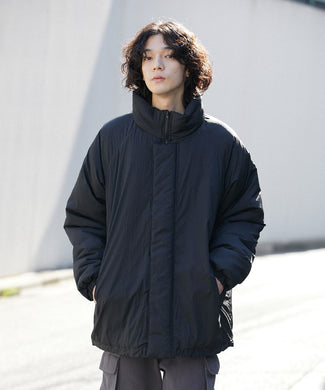 LOOSE MILITARY ZIP BLOUSON - ルーズミリタリージップブルゾン