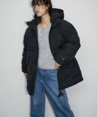 【GANNI】SOFT PUFFER OVERSIZED MIDI JACKET