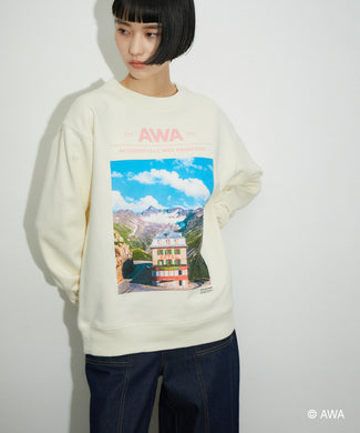 【公式サイト限定】【『ウェス・アンダーソンすぎる風景展 in 渋谷』× ADAM ET ROPE'】SWEAT / UNISEX