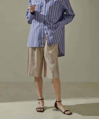 [24SS]【Americana for SALON】別注箔プリントイージーバミューダパンツ