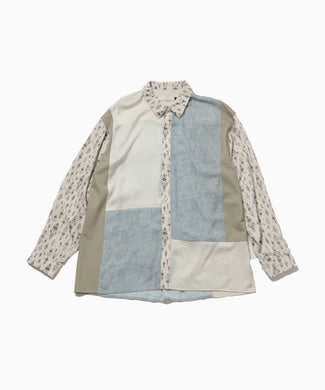 【AMOMENTO/アモーメント】WALLPAPER PRINTING COLLAGE SHIRTS