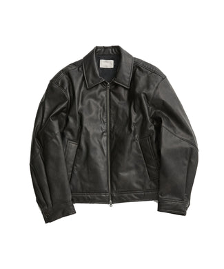 【AMOMENTO/アモーメント】VEGAN LEATHER BLOUSON