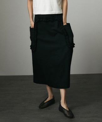 【J'aDoRe・店舗限定】【R&D.M.Co-OLDMAN'S TAILOR】FRILL DECORATION SKIRT