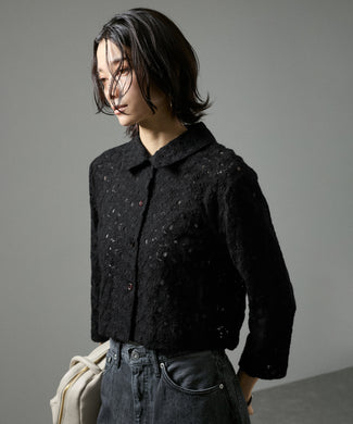 【J'aDoRe限定】【R&D.M.Co-OLDMAN'S TAILOR】LACE FLOWER JACKET