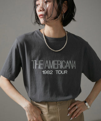 【Americana for SALON】別注ロゴプリントTシャツ