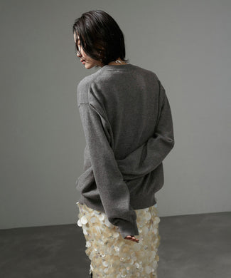 【J'aDoRe限定】【ROHE（ローエ）】crew neck with open armhole