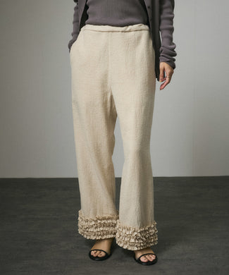 【J'aDoRe・店舗限定】【R&D.M.Co-OLDMAN'S TAILOR】FRILL DECO PANTS