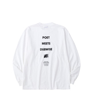 POET MEETS DUBWISE/ポエトミーツダブワイズ LOGO L/S T-shirt