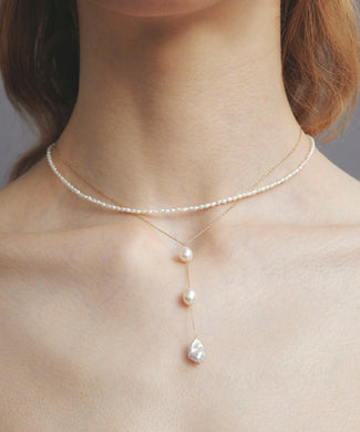 【J'aDoRe限定】【les bonbon】les bonbon dot blessing pearl necklace