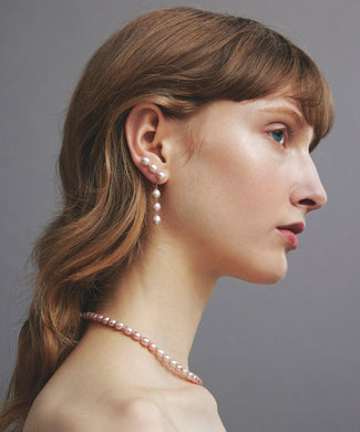 【J'aDoRe限定】【les bonbon】les bonbon cocoon pearl hook pierce PK