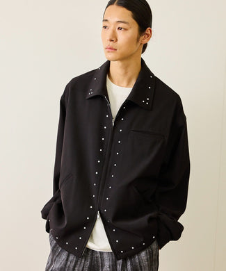 ラインドッツZIPブルゾン