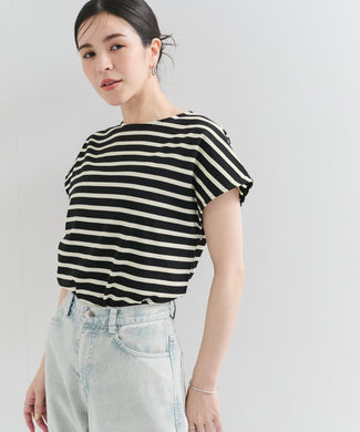 2WAYフレンチスリーブボーダーTee