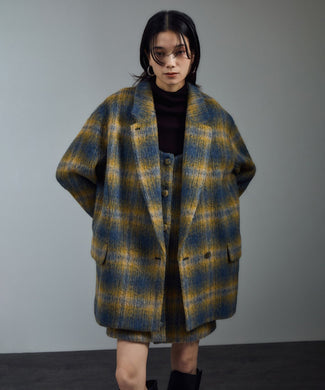 BALLIシャギージャケットコート