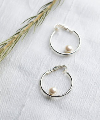 【Sea`ds Mara】pearlhoopEarrings/Earclip