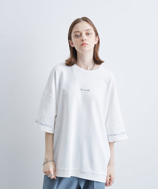 2ポイントショートスリーブワイドTシャツ