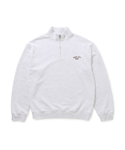 【ROYAL CITY PARK×M】OVAL HALFZIP SWEAT SHIRTS